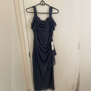 Alex Evenings shimmery smoke gown